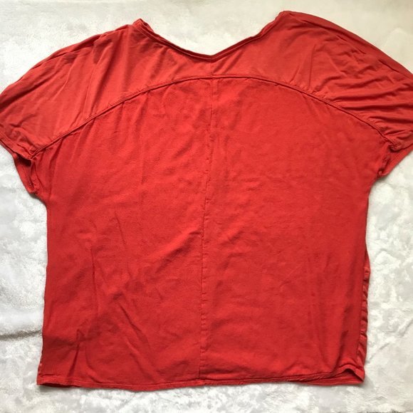 Soft Surroundings Women's Rayon Spandex Blend Boxy Short Sleeve Slinky Tee M - Picture 4 of 7